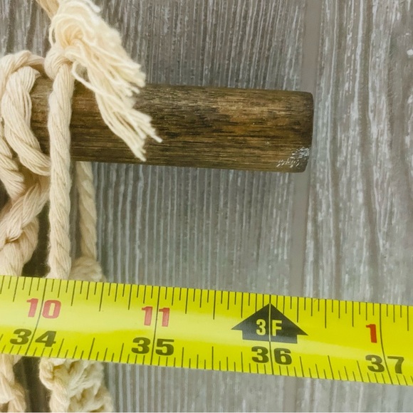 Large wall art hanging macramé woven tapestry decoration right 3ft x 66 inches - Picture 4 of 7